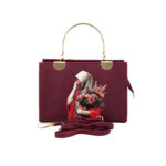Floral Grace Structured Handbag