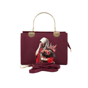 Floral Grace Structured Handbag
